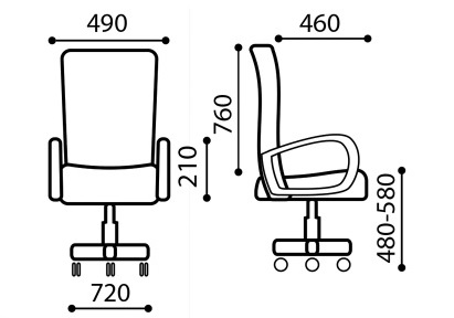 BK-8CH - характеристики кресла